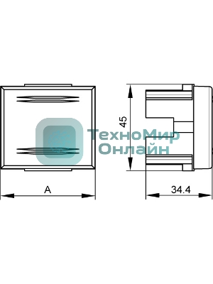 Переключатель на 2 направления DKC 