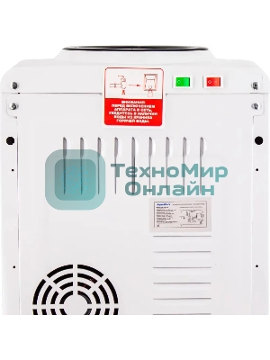 Кулер для воды Aqua Work 0.8-LDR, верхняя загрузка, нагрев 96 °С, охлаждение 12 °С, белый/черный