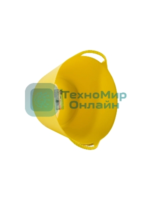 Ведро гибкое Сибртех сверхпрочное 14 л, желтый