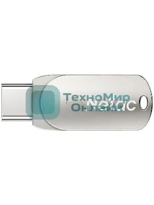 Флешка USB Netac U785C (NT03U785C-016G-32PN), 16Gb, USB3.0/TypeC, R/W 110/45, серебристый