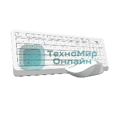 Комплект клавиатура+мышь A4Tech FStyler FG1010 беспроводной, USB, 2000 DPI, белый/серый
