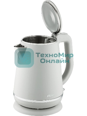 Чайник электрический Haier HK-502 1.5л. 3000Вт серый корпус: нерж.сталь/пластик (TD0029960RU)