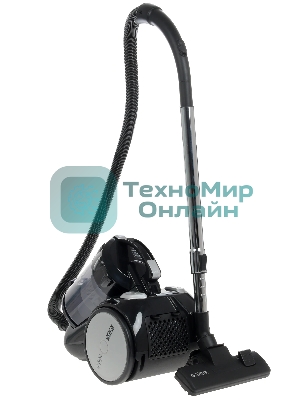 Пылесос Centek CT-2524 черный/серый, 420/2300 Вт, уборка сухая, пылесборник контейнер 2 л