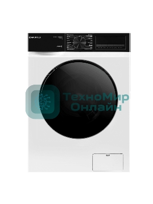 Стиральная машина Maunfeld MFWM128ISTWH054 белый, загрузка фронтальная 8 кг, 1200 об/мин, класс A+++