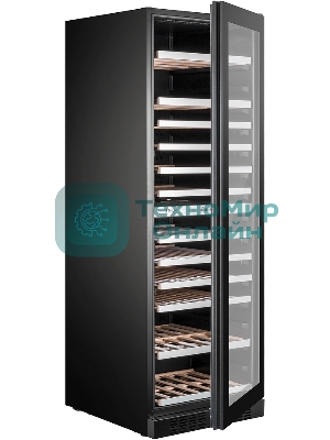Винный шкаф Temptech ST180DRB-24 черный, 418 л, 2 отсека, 159 бут., класс G