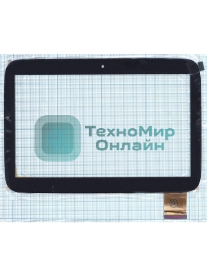 Сенсорное стекло (тачскрин) FPC-CY90J110-01, черное