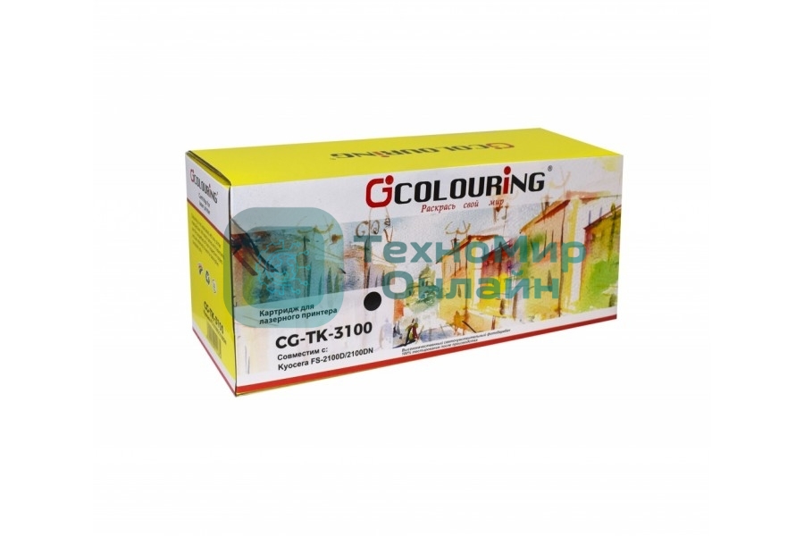 Картридж лазерный Colouring CG-TK-3100 черный (12500 стр.) для Kyocera FS-2100D/2100DN