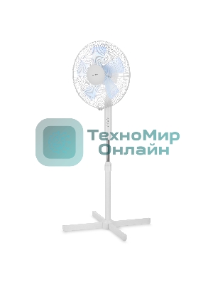 Вентилятор напольный Coolfort CF-2029 40Вт скоростей:3 белый