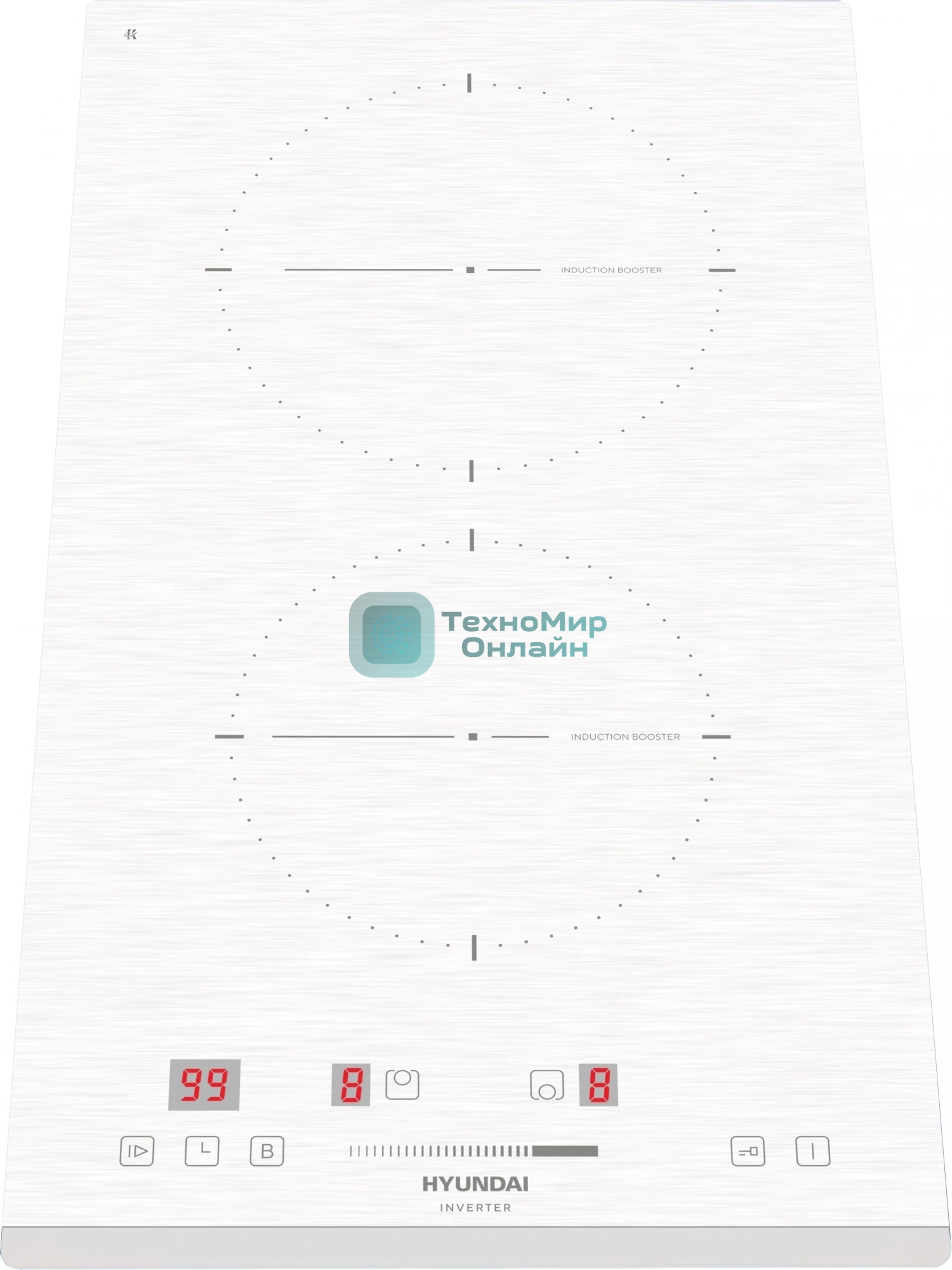 Индукционная варочная панель Hyundai HHI 3752 WG, белый