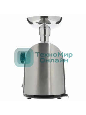 Мясорубка электрическая Eurostek EMG-Y777M металлик, 3000 Вт, 2 кг/мин, реверс, защита от перегрузки, насадки - 4