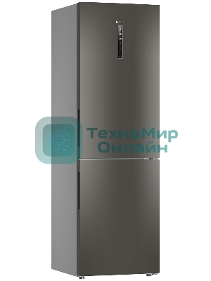 Холодильник Haier C2F636CFRGU1 серебристый двухкамерный 256/108 л морозилка снизу, No Frost