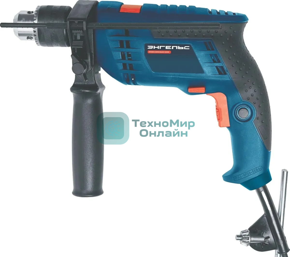 Дрель ударная Энгельс ДУ 600-13 ЗВП 600Вт ключевой реверс (0.701.010.007)