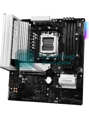 Материнская плата Asrock B650M PRO X3D WIFI Socket AM5 AMD B650 4xDDR5 mATX AC`97 8ch(7.1) 2.5Gg RAID+HDMI+DP