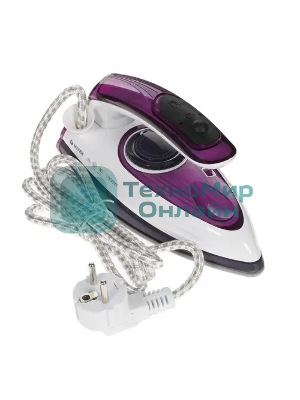 Утюг дорожный Vitek VT-8305 1000 Вт белый/фиолетовый