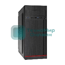 Компьютерный корпус Miditower ExeGate AA-442U2-AA350 (ATX, AA350 8 см, 1хUSB+2хUSB 3.0, аудио, черный)
