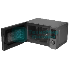 Микроволновая печь Gorenje MO20A3T4 серый/черный, 20 л, 700 Вт, переключатели - поворотный механизм