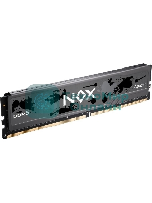 Оперативная память Apacer Nox, DDR5, 32Gb (2x16Gb), 5200MHz, CL40, DIMM, радиатор, серый/черный