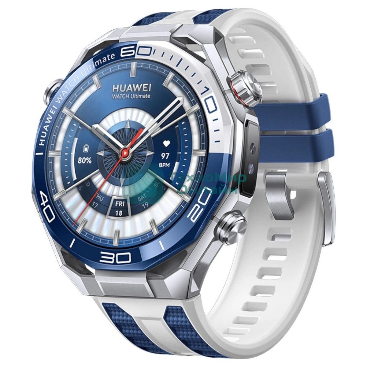 Умные часы Huawei Ultimate 2 Blue/White + Titanium 55020GBJ