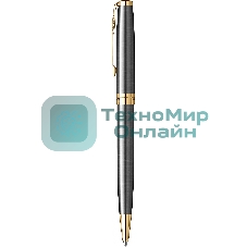 Ручка шариковая Parker Sonnet Grey Core GT (2213679) M, черные чернила, подарочная коробка