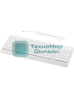 Клавиатура проводная A4Tech Fstyler FK15, USB, белый