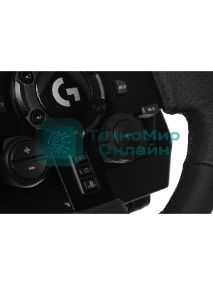 Руль Logitech G923 10кноп. (с педалями) черный