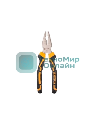 Плоскогубцы Вихрь 200 мм., никелированные, двухкомпонентные рукоятки