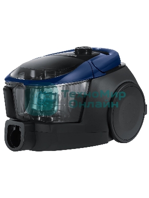 Пылесос Samsung SC18M3120VB синий, 380/1800 Вт, уборка сухая, пылесборник контейнер 2 л