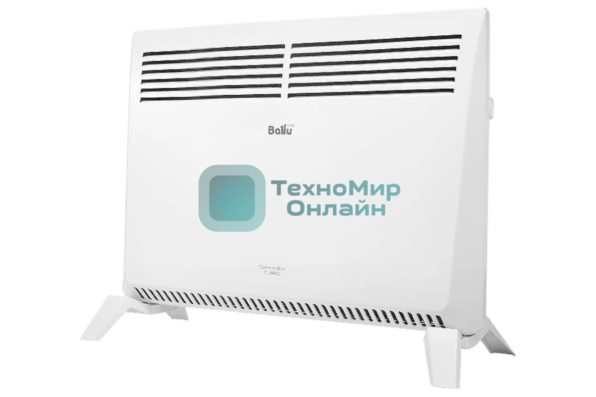 Конвектор электрический Ballu Camino Eco Turbo BEC/EMT-1500 белый, 1500 Вт, 20 м2, термостат