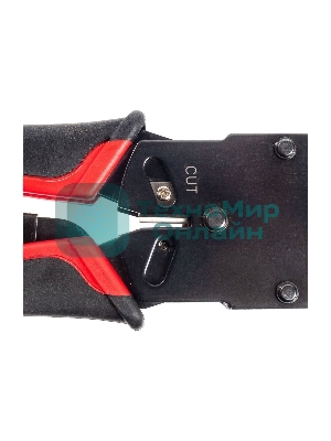Кримпер многофункциональный с 3 встроенными модулями для обжима RJ-45, RJ-12, RJ-11 HT-200R