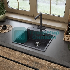 Кухонная мойка Maunfeld Perla 505 MFQS-505DGR темно-серый