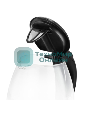 Чайник электрический Centek CT-0008 стекло, 2200 Вт, 1.7 л