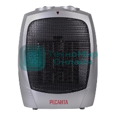 Тепловентилятор Ресанта ТВК-1, серебристый, 900/1800 Вт, 18 м2, термостат 67/2/3