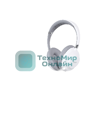 Беспроводные/проводные наушники More Choice HW34S белый/серый, накладные, Bluetooth + проводной, сенсорное управление, до 4 ч