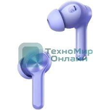 Наушники TWS Realme Buds T200 Lite фиолетовый, внутриканальные, Bluetooth, до 28 ч