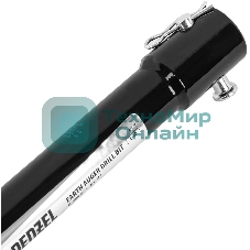 Шнек для грунта Denzel E-60, диаметр 60 мм, длина 800 мм, соединение 20 мм, несъемный нож