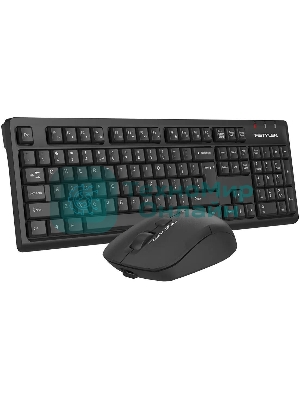 Комплект клавиатура+мышь A4Tech FStyler FG1200S беспроводной, USB, чёрный
