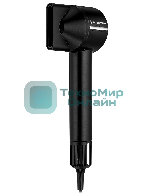 Фен BRAYER BR3028 черный, 1600 Вт, ионизация