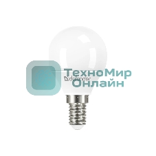 Лампа светодиодная Defender P45-8W-830-E14 шар, 3000 К, теплый белый, 1 шт.