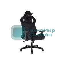 Кресло Zombie Ghost Fabric черный Light-20, ткань (велюр), подголовник