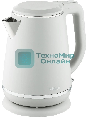 Чайник электрический Haier HK-502 1.5л. 3000Вт серый корпус: нерж.сталь/пластик (TD0029960RU)
