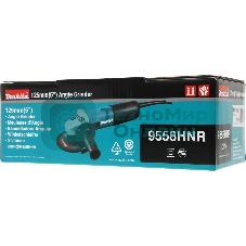 Угловая шлифовальная машина машина Makita 9558HNR 840Вт 11000об/мин рез.шпин.:M14 d=125мм