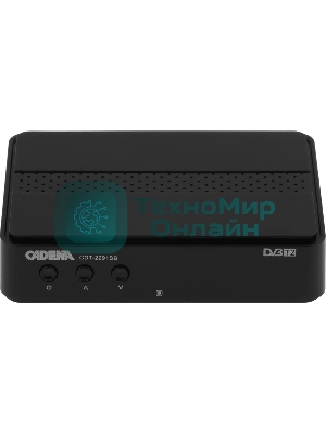 Приставка для цифрового ТВ Cadena CDT-2291SB черный, DVB-T2, DVB-T, HDMI, USB 2.0