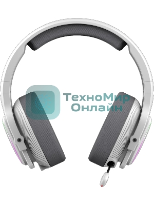 Гарнитура проводная с микрофоном A4Tech Bloody MR710 серый BT оголовье (MR710 GREY)