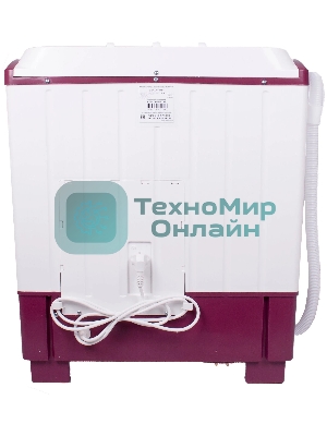 Стиральная машина EVGO WS-40PET белый/красный загр. вертикальная макс.:4 кг 1350 об/мин класс: А+