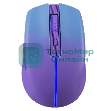 Мышь беспроводная Defender Mystery MM-301 фиолетовый, 1600 dpi, радиоканал, Bluetooth, USB, кнопки - 6