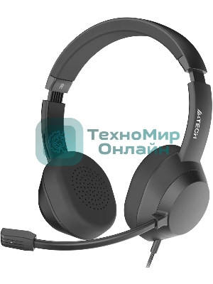 Гарнитура A4Tech Fstyler FH150U чёрный, проводная