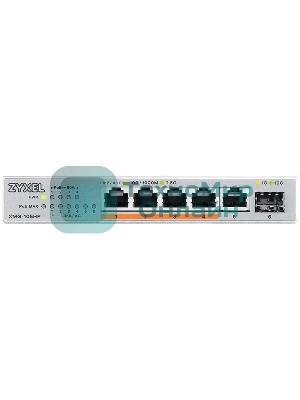 Коммутатор Zyxel XMG-105HP-EU0101F (L2) 5x2.5 Гбит/с 1SFP+ 4PoE++ 70W неуправляемый