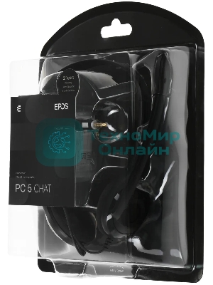 Гарнитура EPOS PC 5 Chat чёрный, проводная, mini jack 3.5 мм