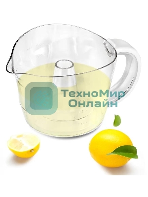 Соковыжималка цитрусовая Kitfort КТ-1148-2 25Вт рез.сок.:700мл. белый/оранжевый
