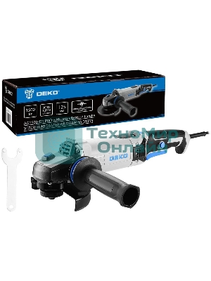 Угловая шлифовальная машина (УШМ) DEKO AG1500-D1 PRO, 125мм, 1500 Вт